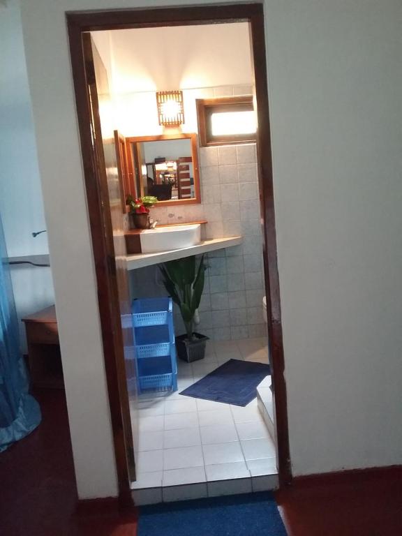 Kuchyň nebo kuchyňský kout v ubytování Gasthaus Langeoog