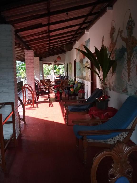 Posezení v ubytování Gasthaus Langeoog