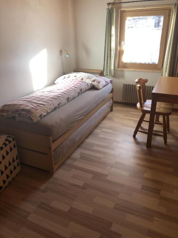 Postel nebo postele na pokoji v ubytování Distel