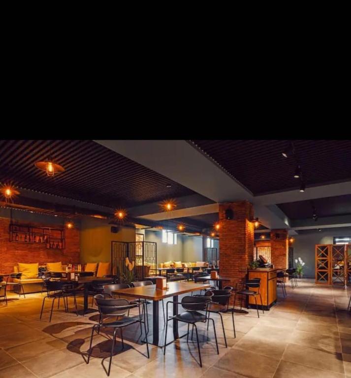 Restaurace v ubytování Krystal Resort Apartment A108