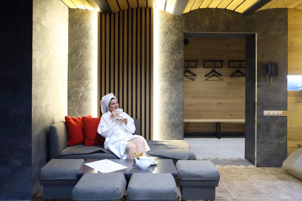 Posezení v ubytování Korona Hotel&SPA