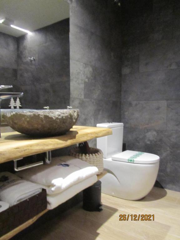 Koupelna v ubytování Mauberme Mountain Boutique Hotel