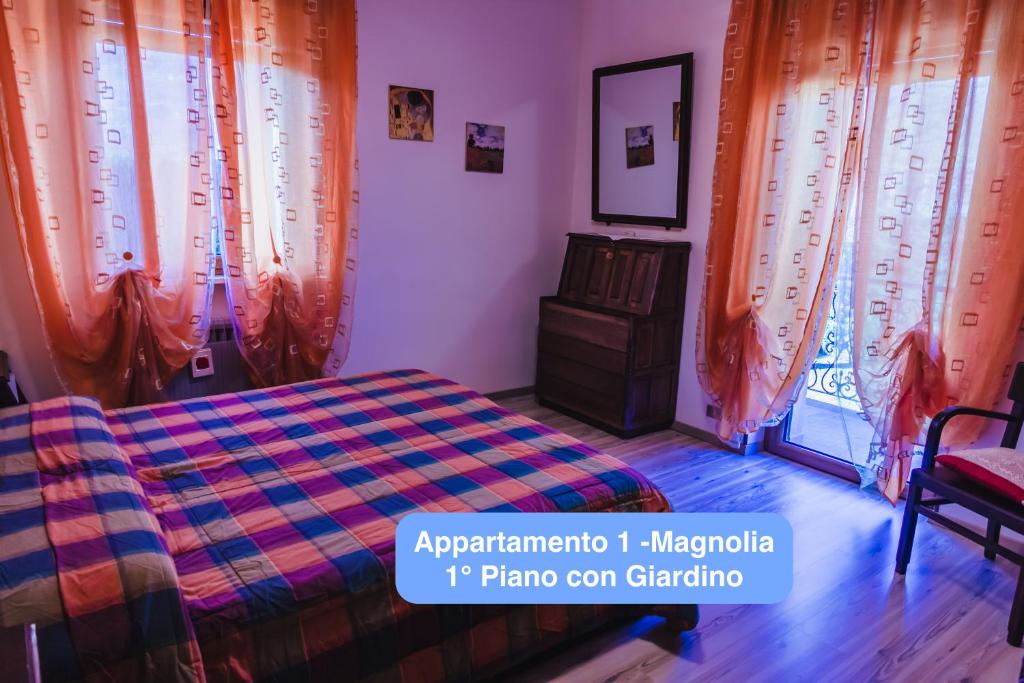 A bed or beds in a room at Il Tiglio Gressan