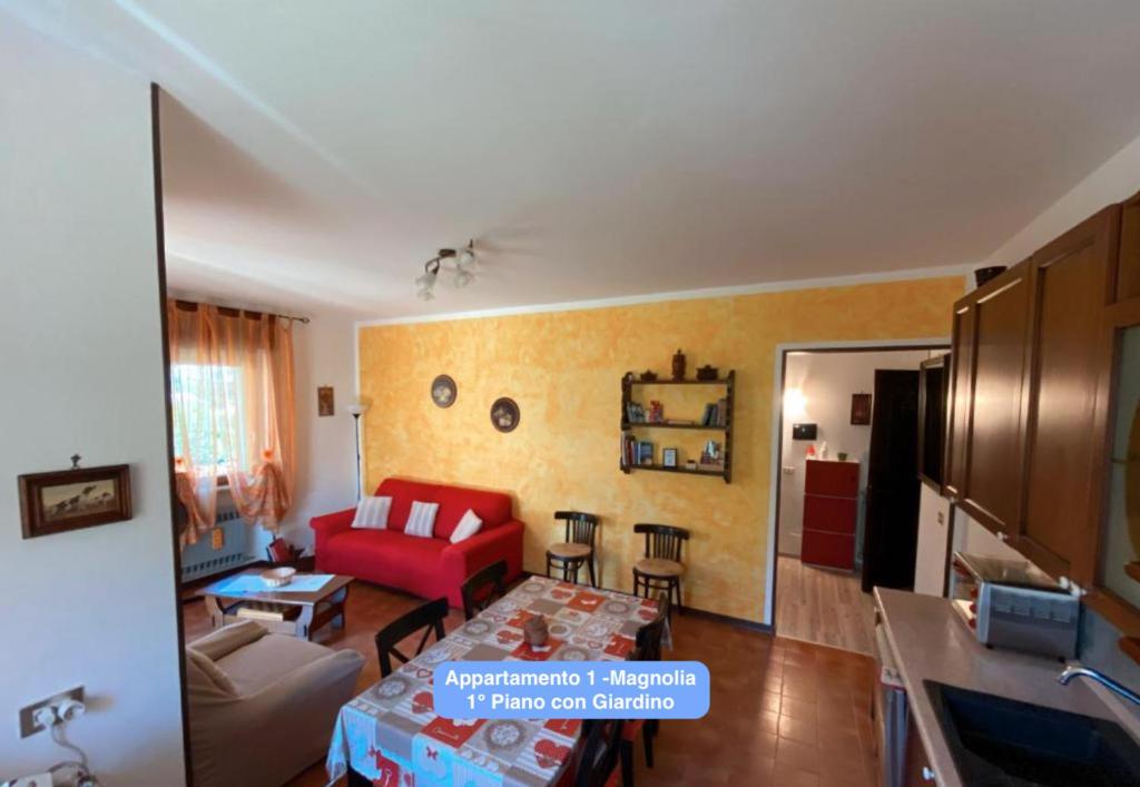 A television and/or entertainment centre at Il Tiglio Gressan