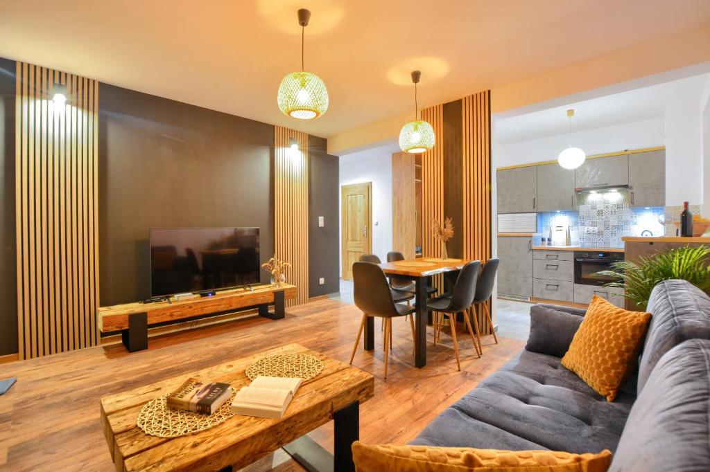 Posedenie v ubytovaní Apartamenty Maja i Zuzia