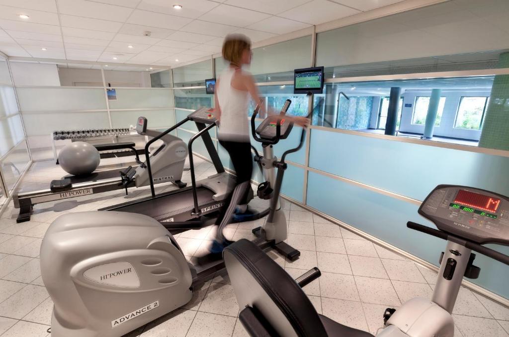 Fitness centrum a/nebo fitness zařízení v ubytování Grand Hotel Opduin