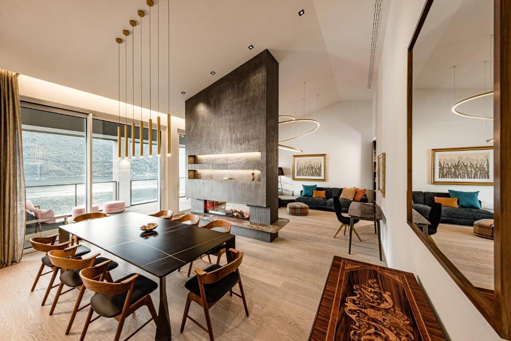 Posezení v ubytování ARIA Retreat & SPA - The Leading Hotels of the World, located within Parco San Marco Resort