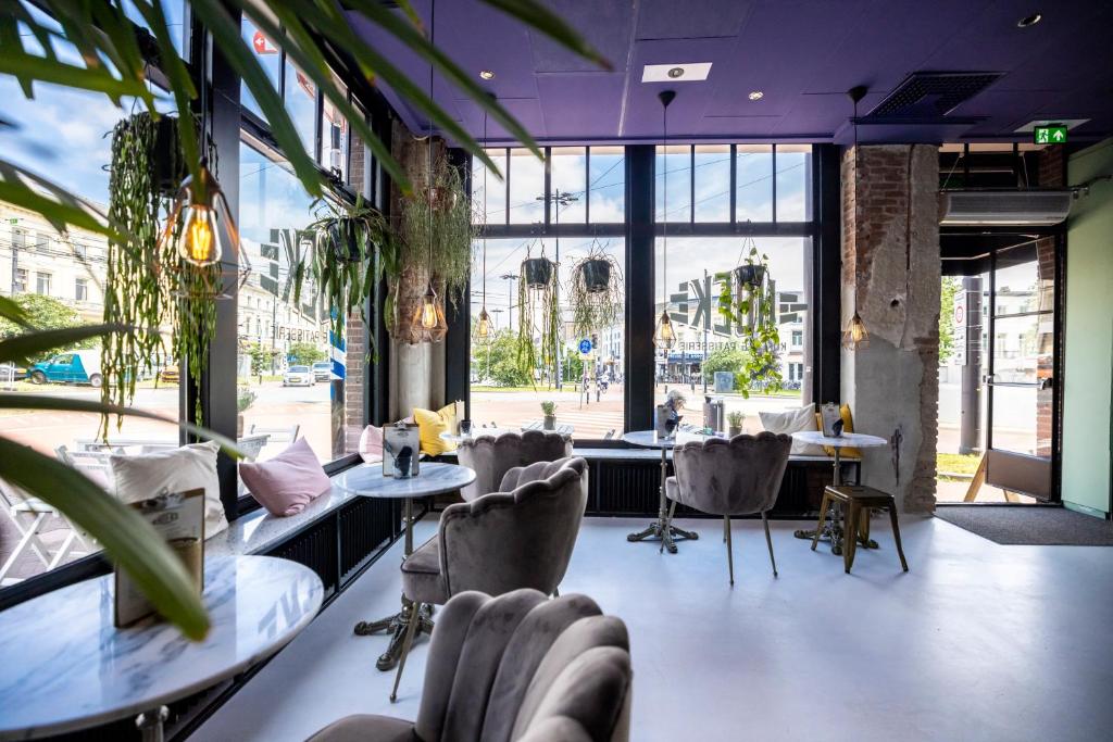Posezení v ubytování Hotel Haarhuis