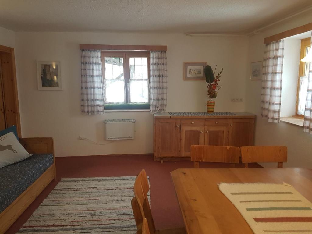 Posezení v ubytování Skihütte Zams