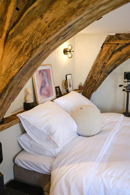 Postel nebo postele na pokoji v ubytování Boutique Hotel & Restaurant Frenchie
