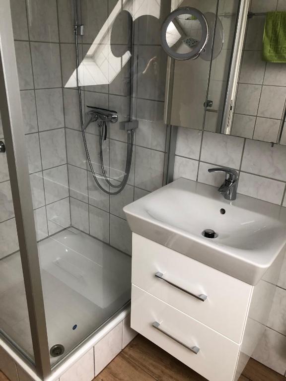 Koupelna v ubytování Appartement Sonnenschein