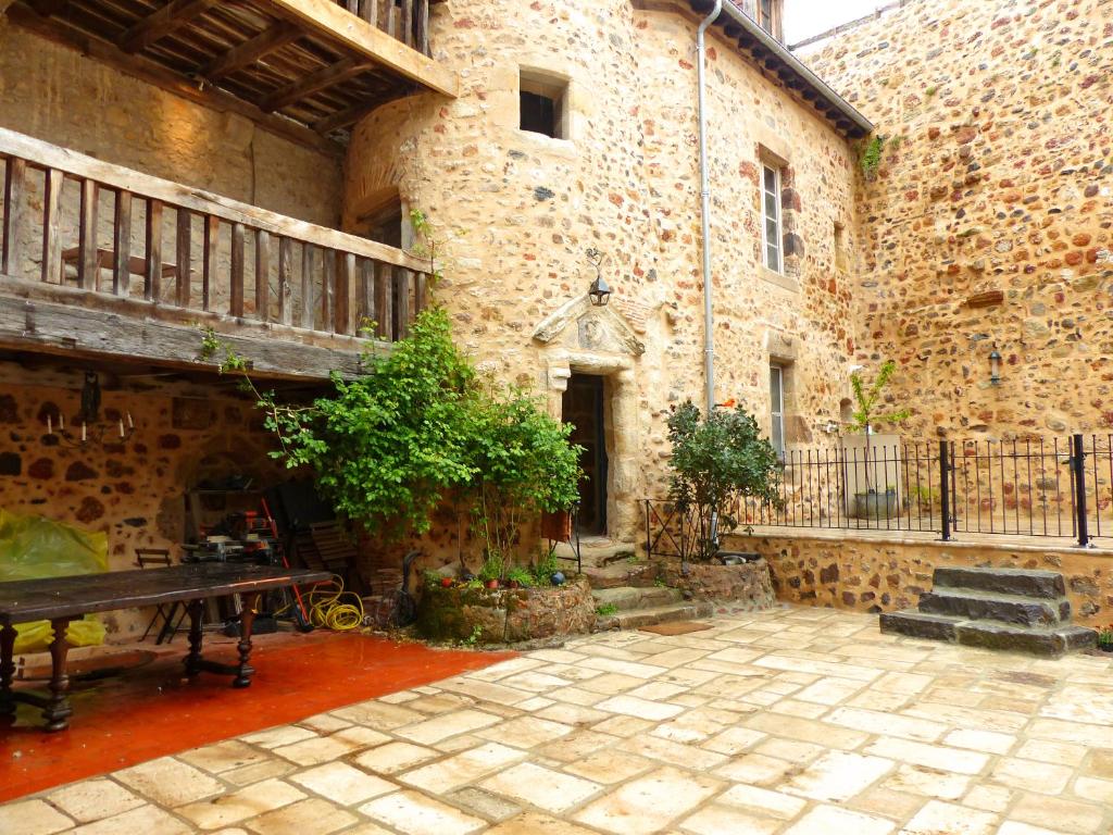 Patio nebo venkovní prostory v ubytování Gite de l'ancien college