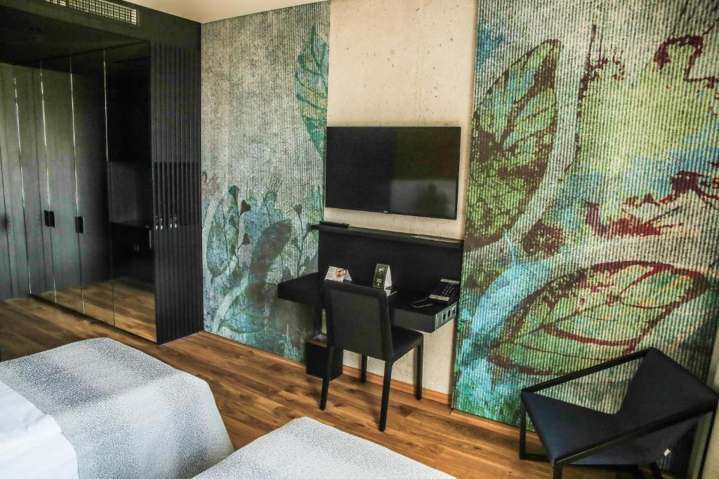 Postelja oz. postelje v sobi nastanitve Hotel A plus