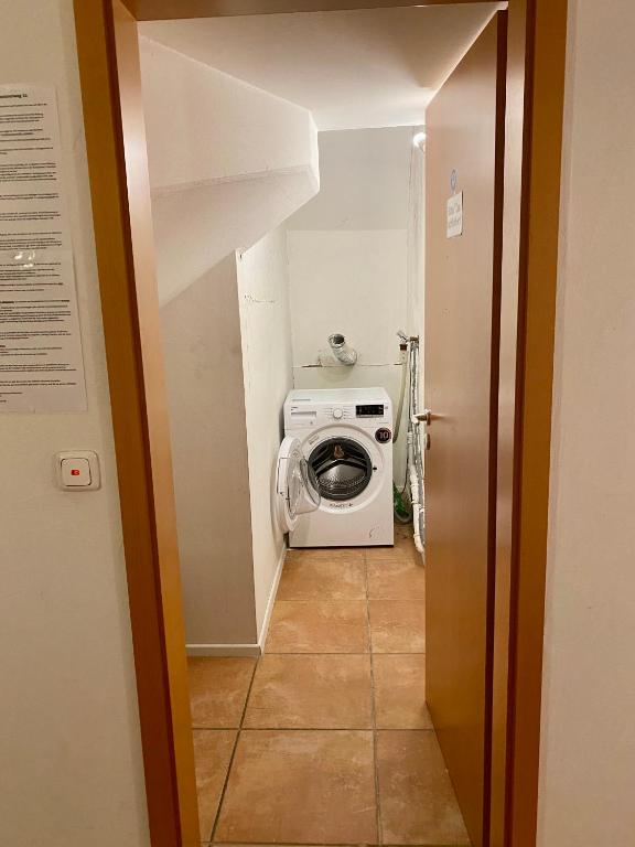 Koupelna v ubytování Komfortables Doppelzimmer in Kehl Goldscheuer - 1A Guesthouse