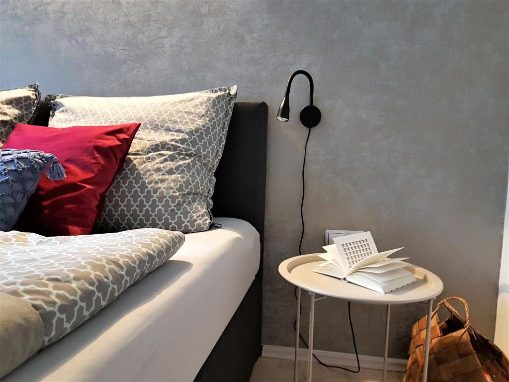Posezení v ubytování Ferienwohnung Königsquellenpark