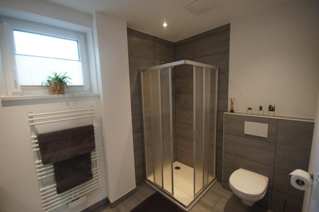 Kúpeľňa v ubytovaní Haus Schön Weberhof