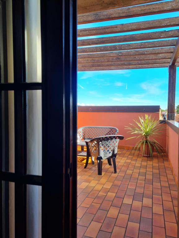 Balkón nebo terasa v ubytování Albergo B&B Tenesi