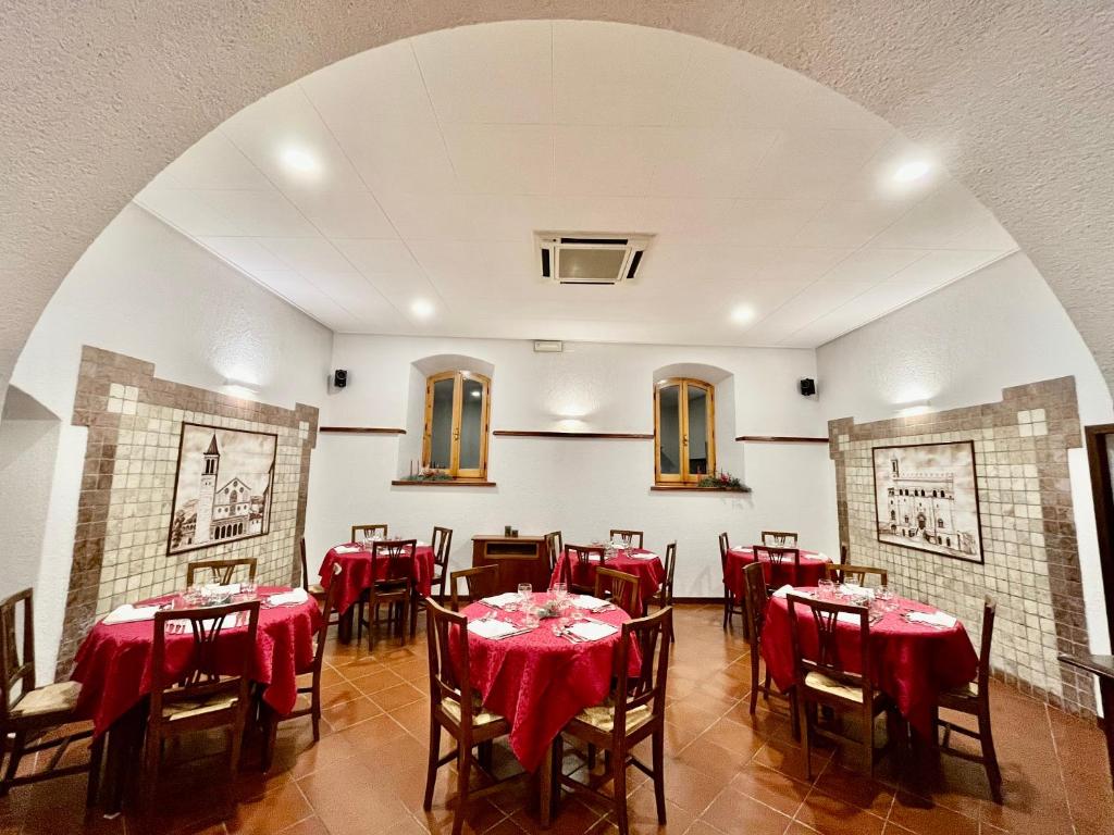 Restaurace v ubytování Hotel La Torretta