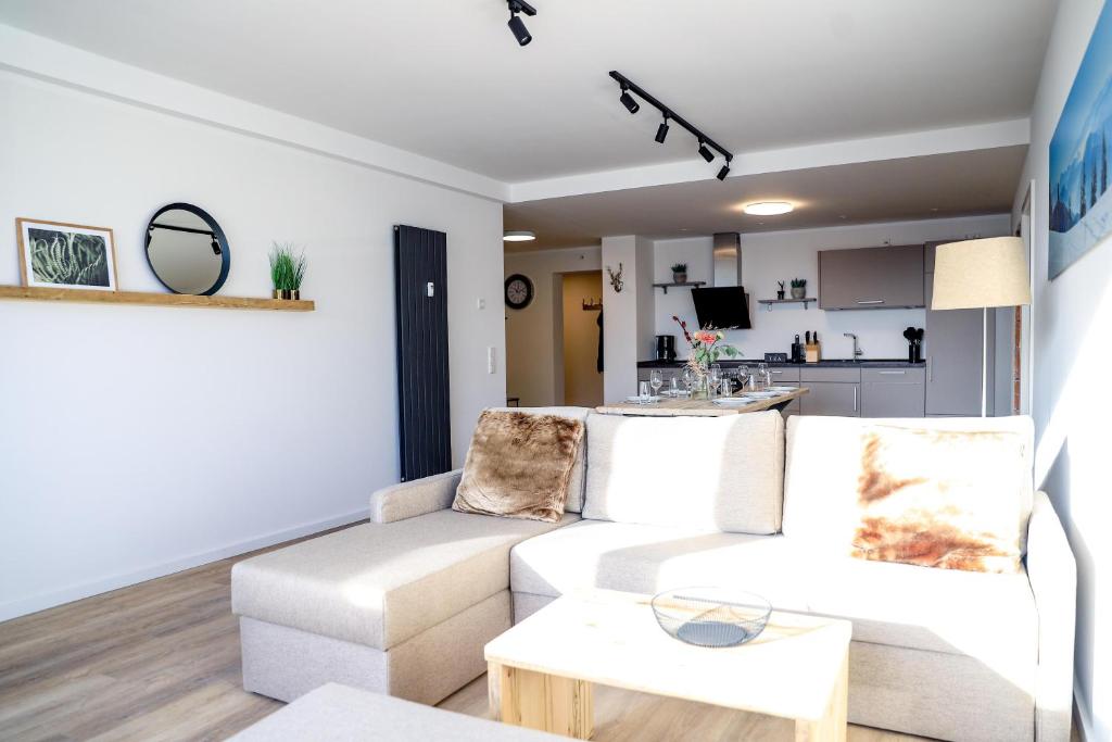 Kuchyň nebo kuchyňský kout v ubytování Smart Resorts Haus Brilliant Ferienwohnung 602