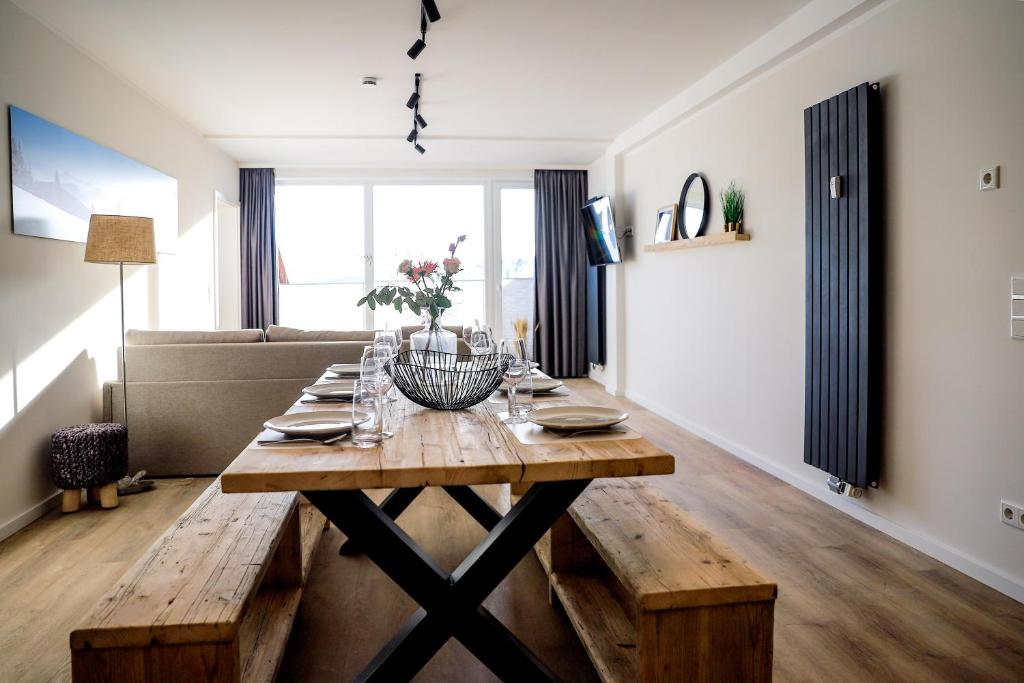 Posezení v ubytování Smart Resorts Haus Brilliant Ferienwohnung 602
