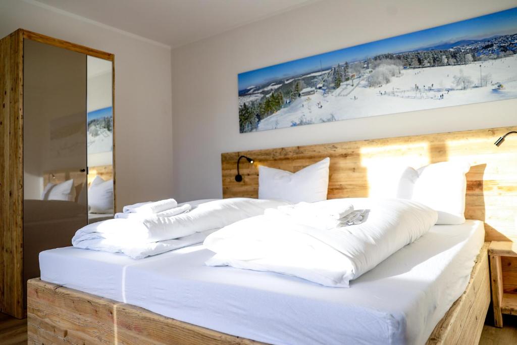 Postel nebo postele na pokoji v ubytování Smart Resorts Haus Brilliant Ferienwohnung 602