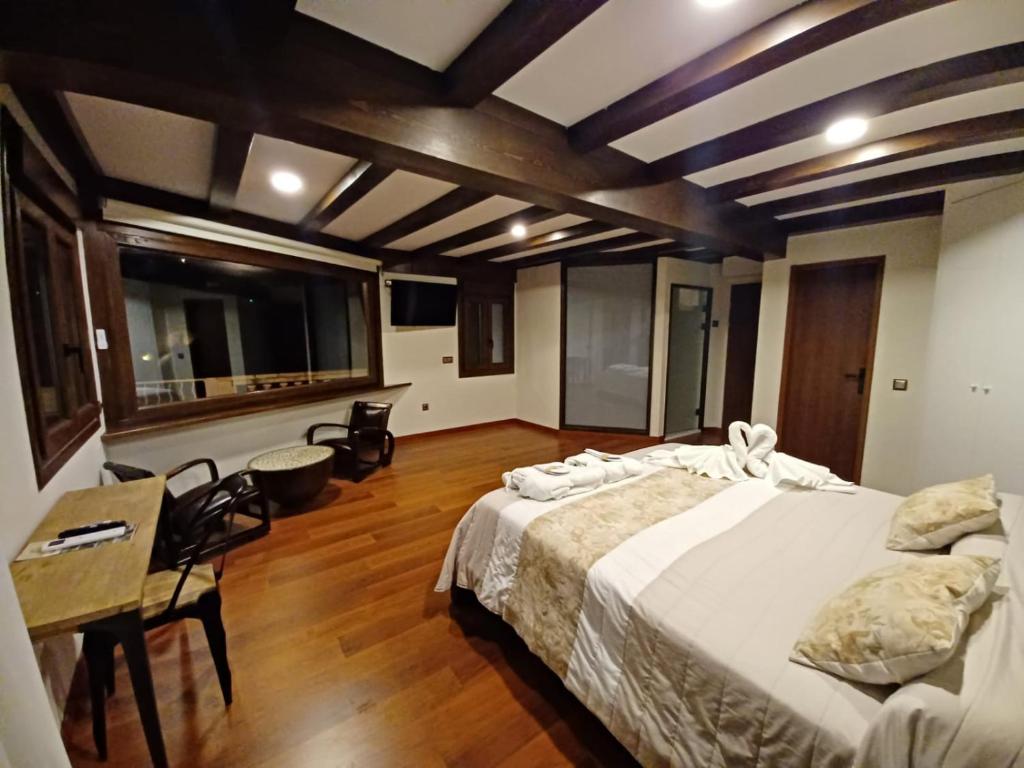 Posteľ alebo postele v izbe v ubytovaní Hostal El Cerro - Only Adults