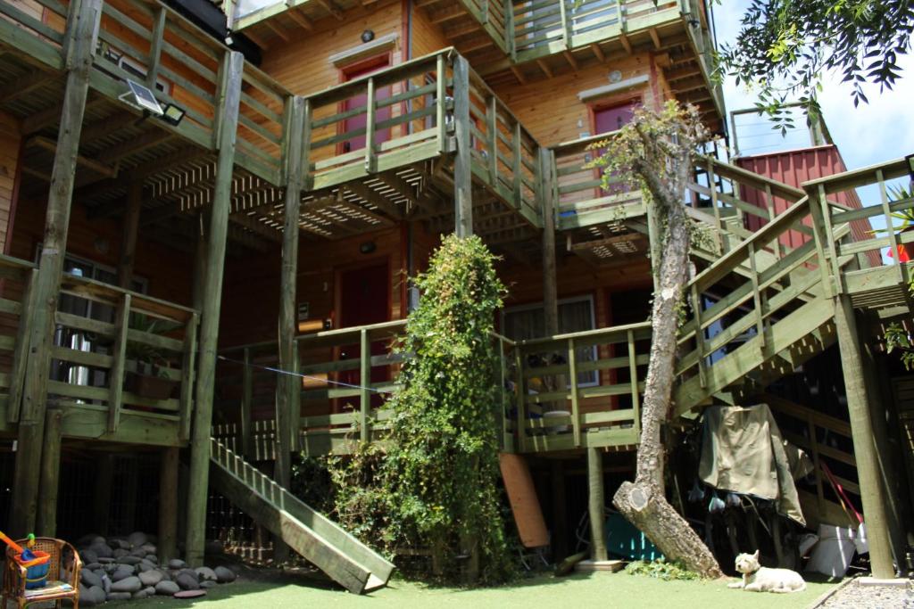 Zahrada ubytování Algarrobo Lodge