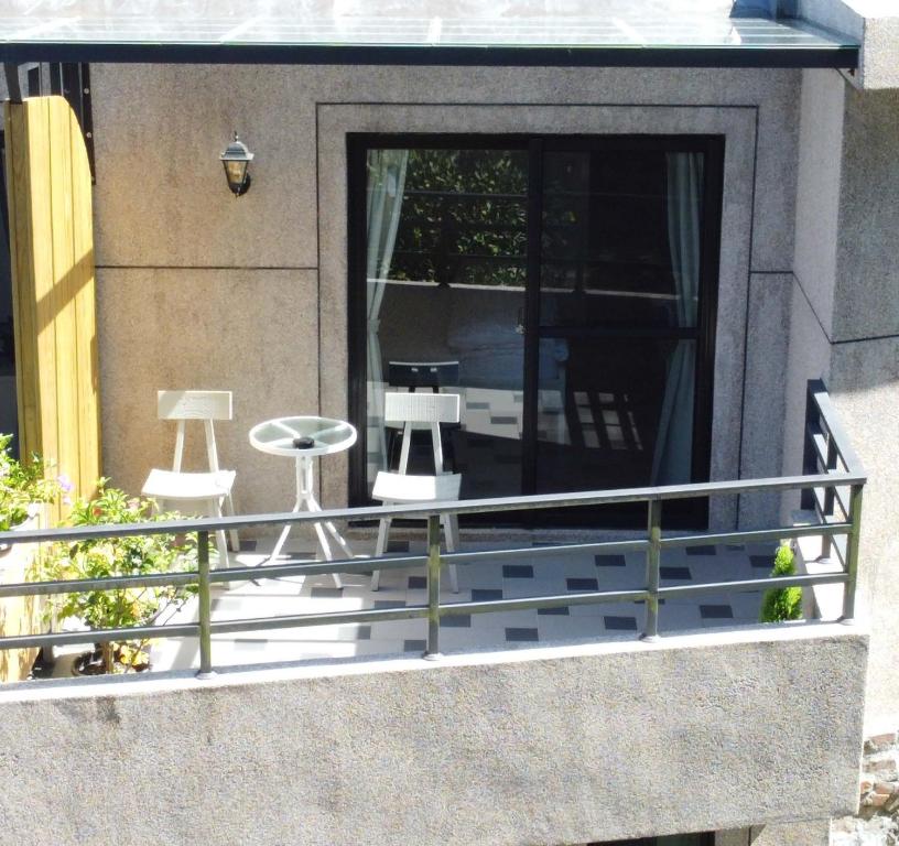 Balkón nebo terasa v ubytování Lucky House B&B