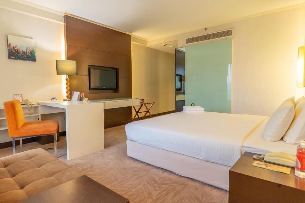 Katil atau katil-katil dalam bilik di Seri Pacific Hotel Kuala Lumpur