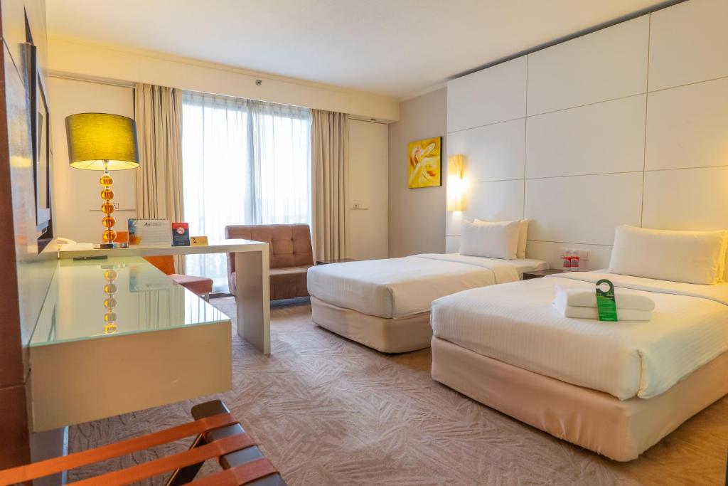 Katil atau katil-katil dalam bilik di Seri Pacific Hotel Kuala Lumpur
