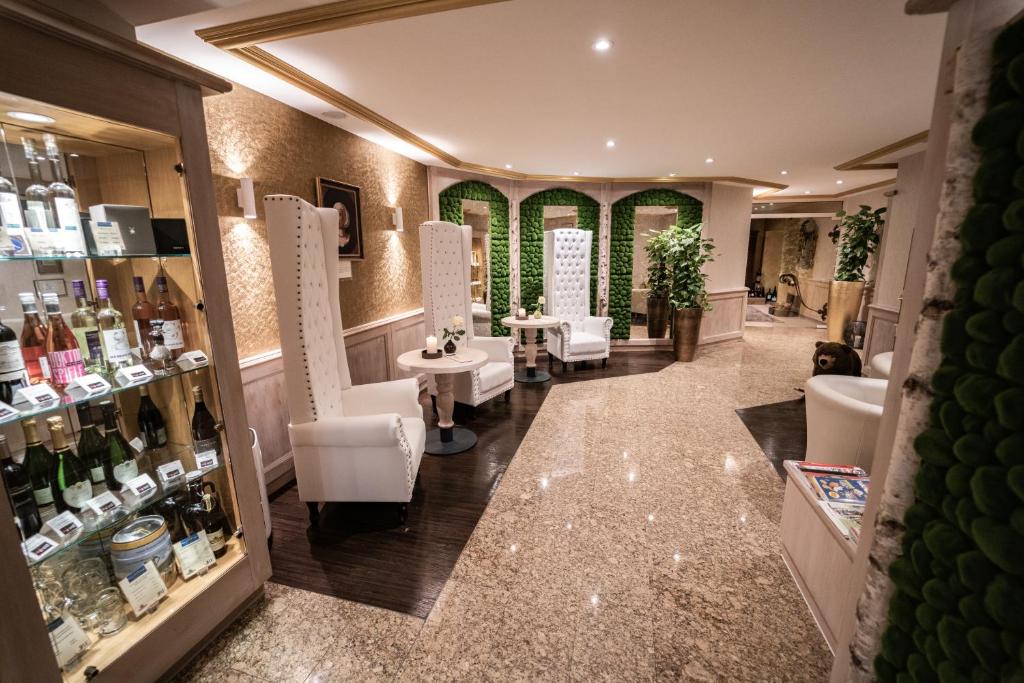 Posezení v ubytování Hotel Blauer Engel