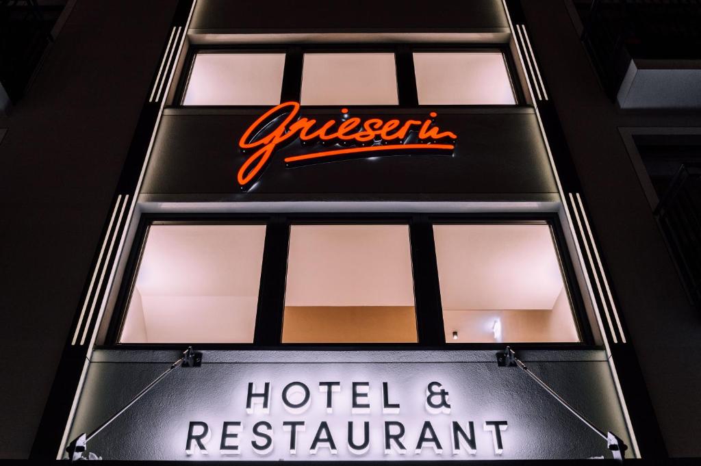 Certifikát, hodnocení, plakát nebo jiný dokument vystavený v ubytování Hotel Grieserin