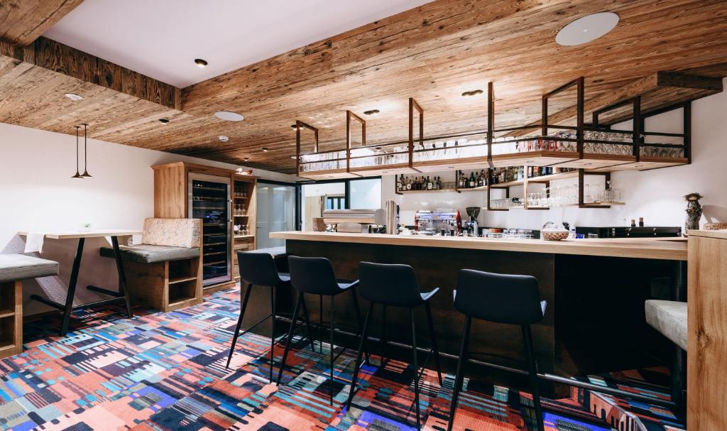 Kuchyň nebo kuchyňský kout v ubytování Hotel Grieserin