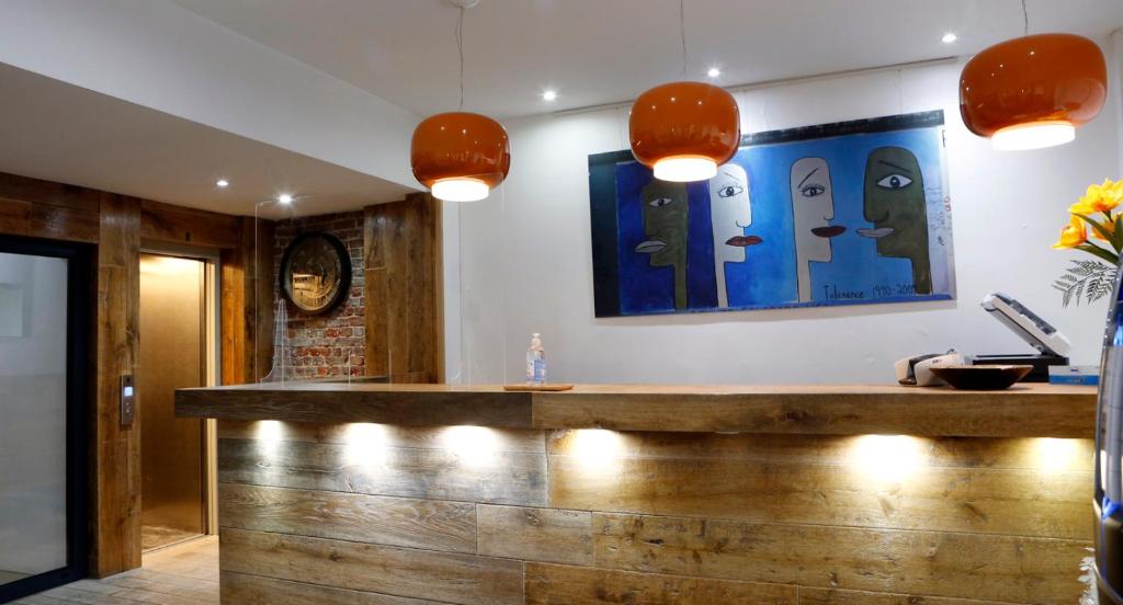 Vstupní hala nebo recepce v ubytování Hotel Midi-Zuid