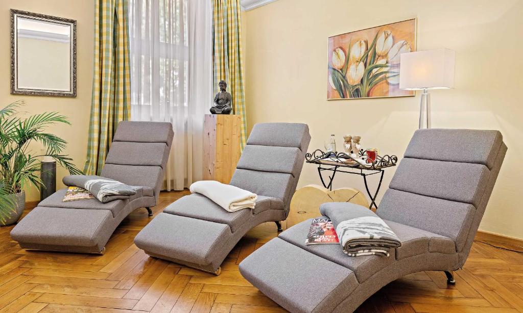 Posezení v ubytování Hotel Liebl