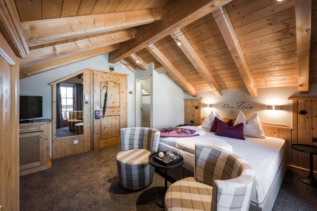 Postel nebo postele na pokoji v ubytování Hotel Viertler