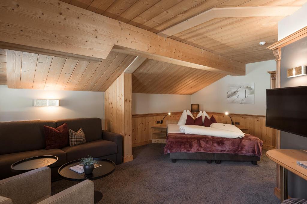 Postel nebo postele na pokoji v ubytování Hotel Viertler