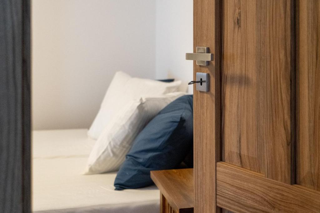 Postel nebo postele na pokoji v ubytování Apartments Eibenthal