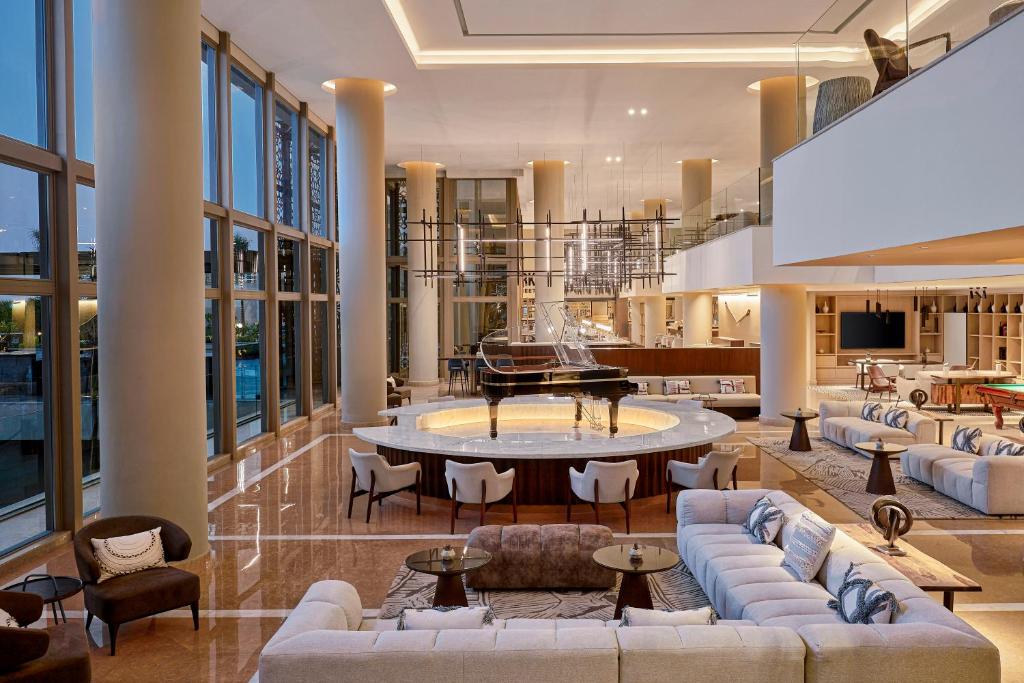 Posezení v ubytování Hyatt Regency Cairo West