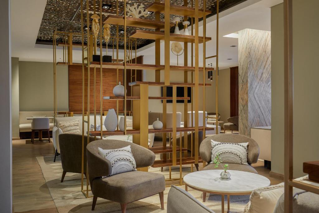 Posezení v ubytování Hyatt Regency Cairo West