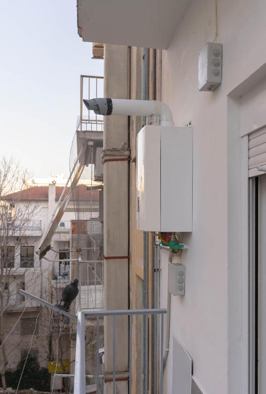A balcony or terrace at BYT Downtown Flat