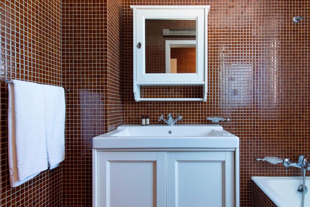Koupelna v ubytování Hotel Apartamento Solverde