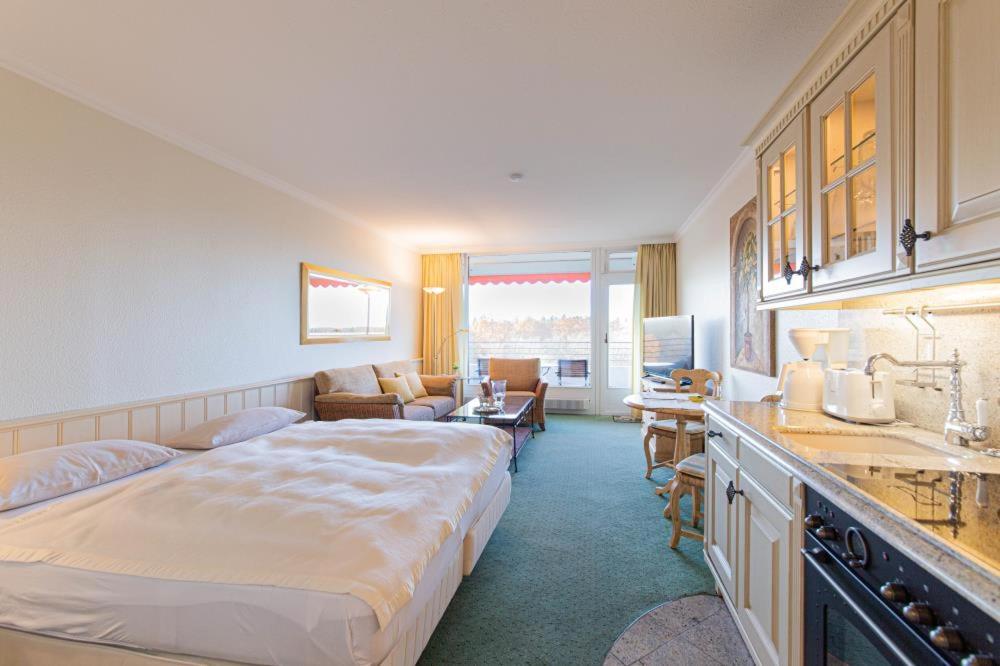 Kuchyň nebo kuchyňský kout v ubytování Ferienwohnung Residenz App 812 - Timmendorfer Strand