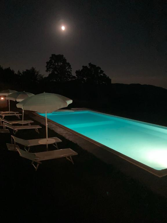 Bazén v ubytování Casa Sperandini nebo v jeho okolí