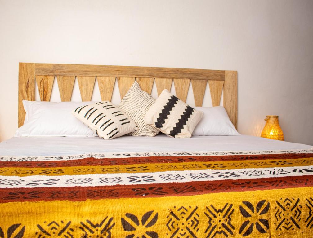 Krevet ili kreveti u jedinici u okviru objekta Ndar Ndar House