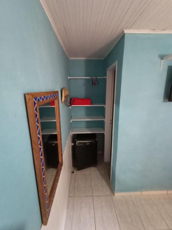 Letto o letti in una camera di Hospedagem Recanto dos Ties
