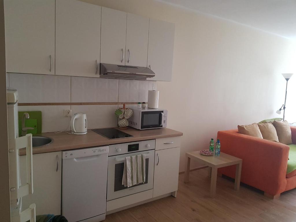 Kuchyňa alebo kuchynka v ubytovaní Apartment Przymorze II