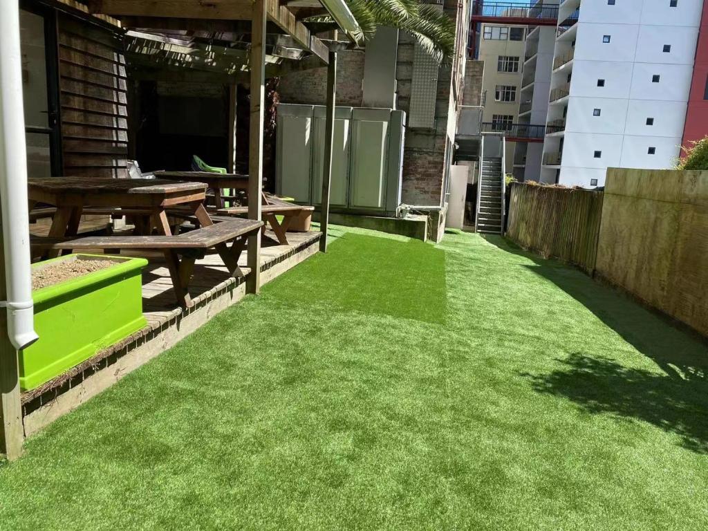 Zahrada ubytování Gamma Hotel