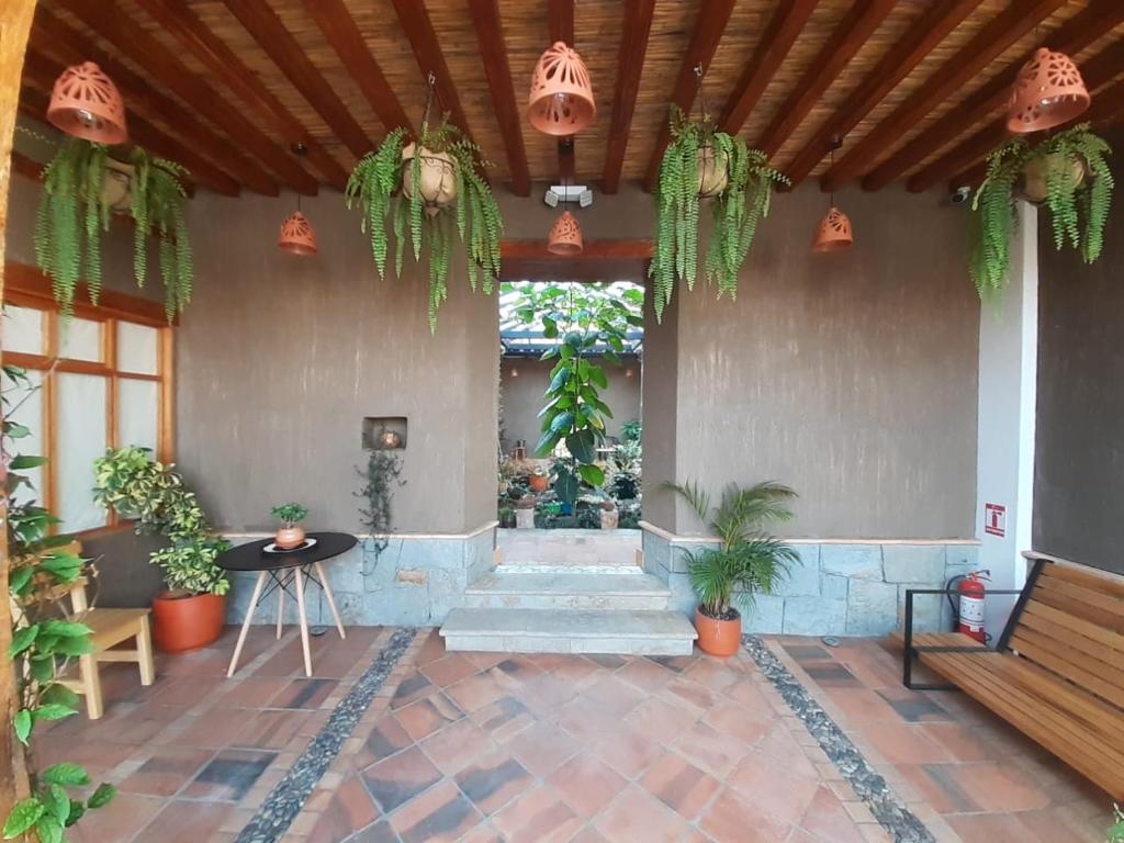 Posezení v ubytování Hostal Suite Le Fabrique