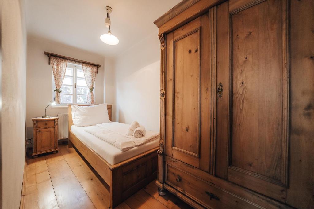 Postel nebo postele na pokoji v ubytování Becirk